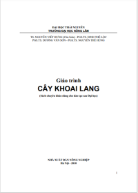 Image of Giáo trình cây khoai lang