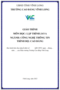 Image of LẬP TRÌNH JAVA
