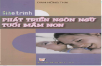 Image of Giáo trình Phát triển ngôn ngữ tuổi Mầm non