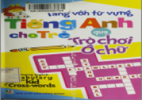 Image of Tăng vốn từ vựng tiếng anh cho trẻ em qua trò chơi ô chữ