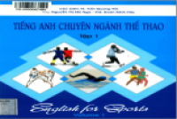 Image of Tiếng anh chuyên nghành thể thao - tập 1