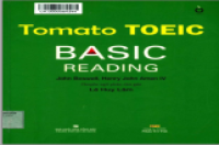 Image of Tomato Toeic Basic reading