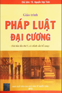 Image of Giáo trình pháp luật đại cương - Nguyễn Hợp Toàn