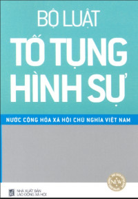 Image of Bộ luật tố tụng hình sự