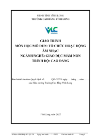 Image of TỔ CHỨC HOẠT ĐỘNG ÂM NHẠC