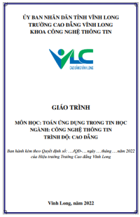 Image of TOÁN ỨNG DỤNG TRONG TIN HỌC