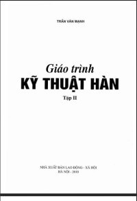 Image of Giáo trình Kỹ thuật Hàn - Tập 2