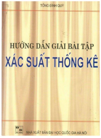 Image of Hướng dẫn giải bài tập xác suất thống kê